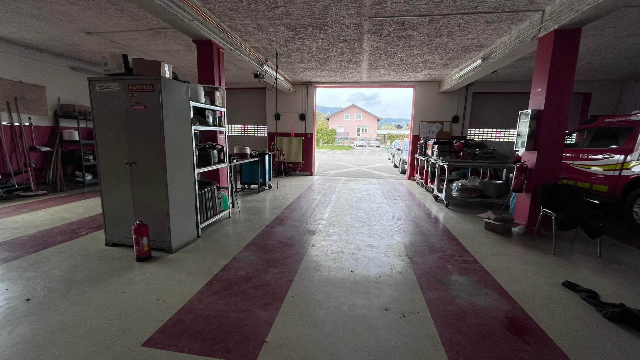Intervencija požar električne pečice