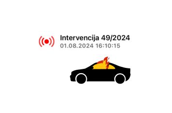 Intervencija- požar vozila